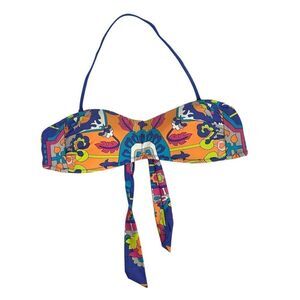 Trina Turk Tapestry Bandeau Bikini Top size 6